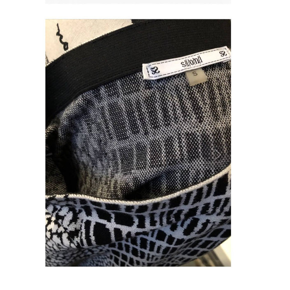 EUC Sioni Snake Print Flare A Line Knit Skirt Size Small - Picture 5 of 5